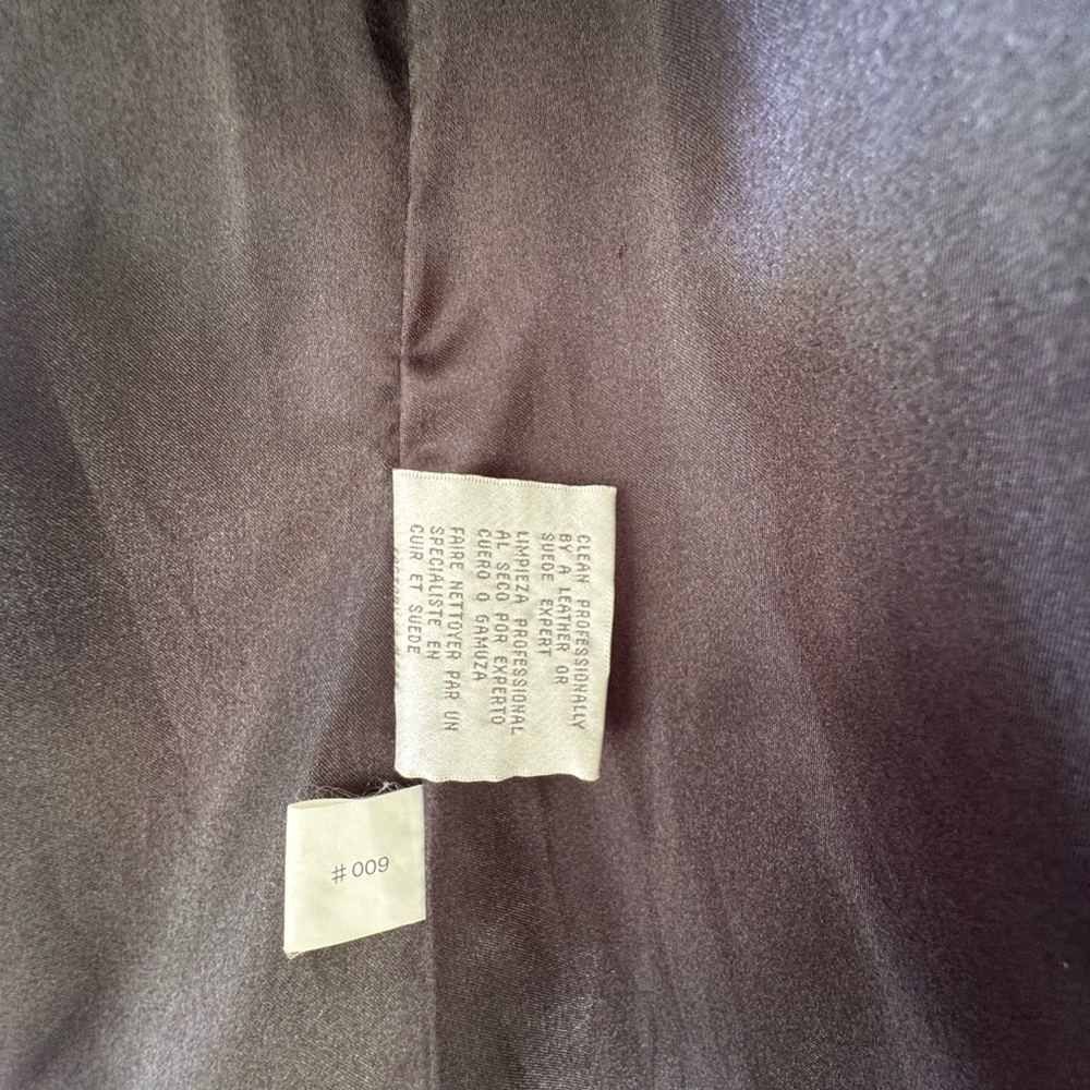 Nine West Black Leather Jacket - Picture 5 of 10